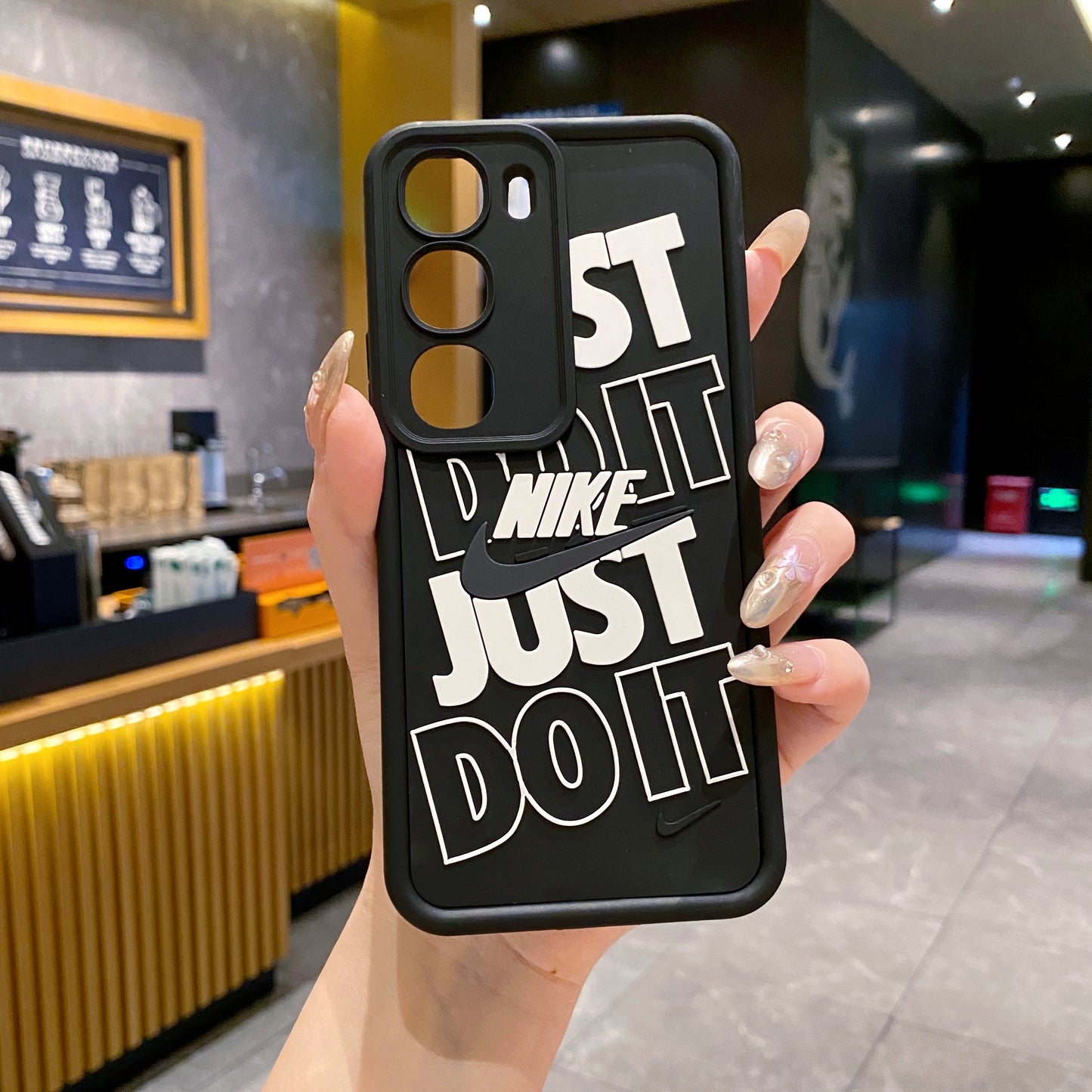 Vivo Y300 5G Coffee Soft Silicone Cute 3D Cartoon Back Cover Case - Black