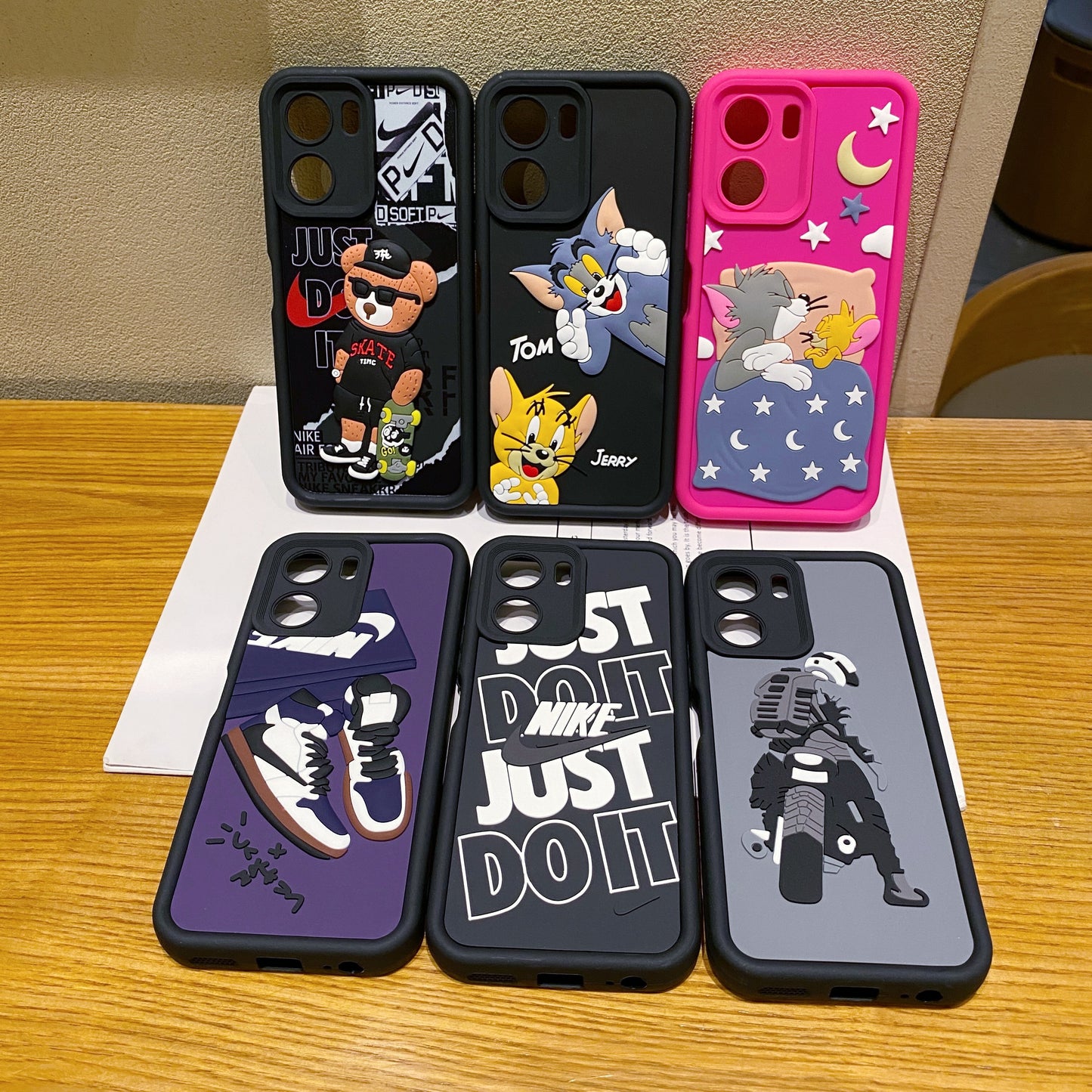 Vivo Y16 5G Nike Soft Silicone Cute 3D Cartoon Back Cover Case - Nike 2