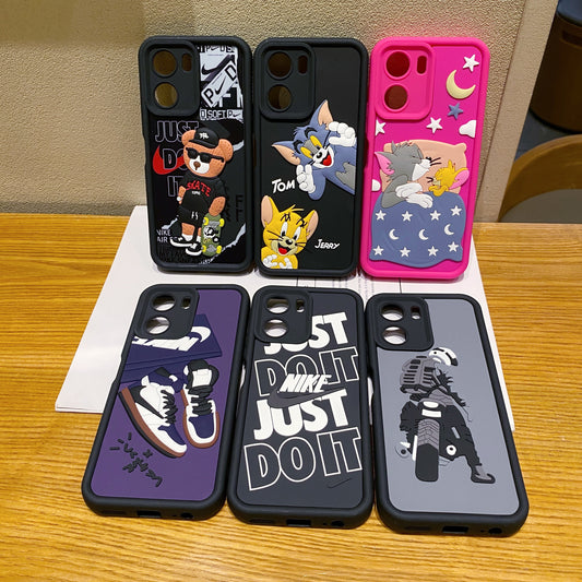 Vivo Y16 5G Moto Rider Soft Silicone Cute 3D Cartoon Back Cover Case - Moto Rider