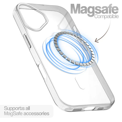 Apple iPhone 17 Premium Crystal Clear Anti-Yellowing Wireless Charging Support Case - Crystal White