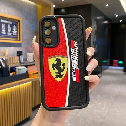 Samsung A15 5G Ferrari Soft Silicone Cute 3D Cartoon Back Cover Case - Ferrari