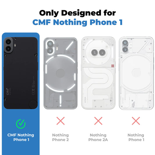 Nothing CMF Phone 1 5G Premium Magnetic Frosted Ultra Slim Back Case - Frosted white
