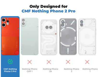 Nothing CMF Phone 2 Pro 5G Premium Magnetic Frosted Ultra Slim Back Case - Frosted white