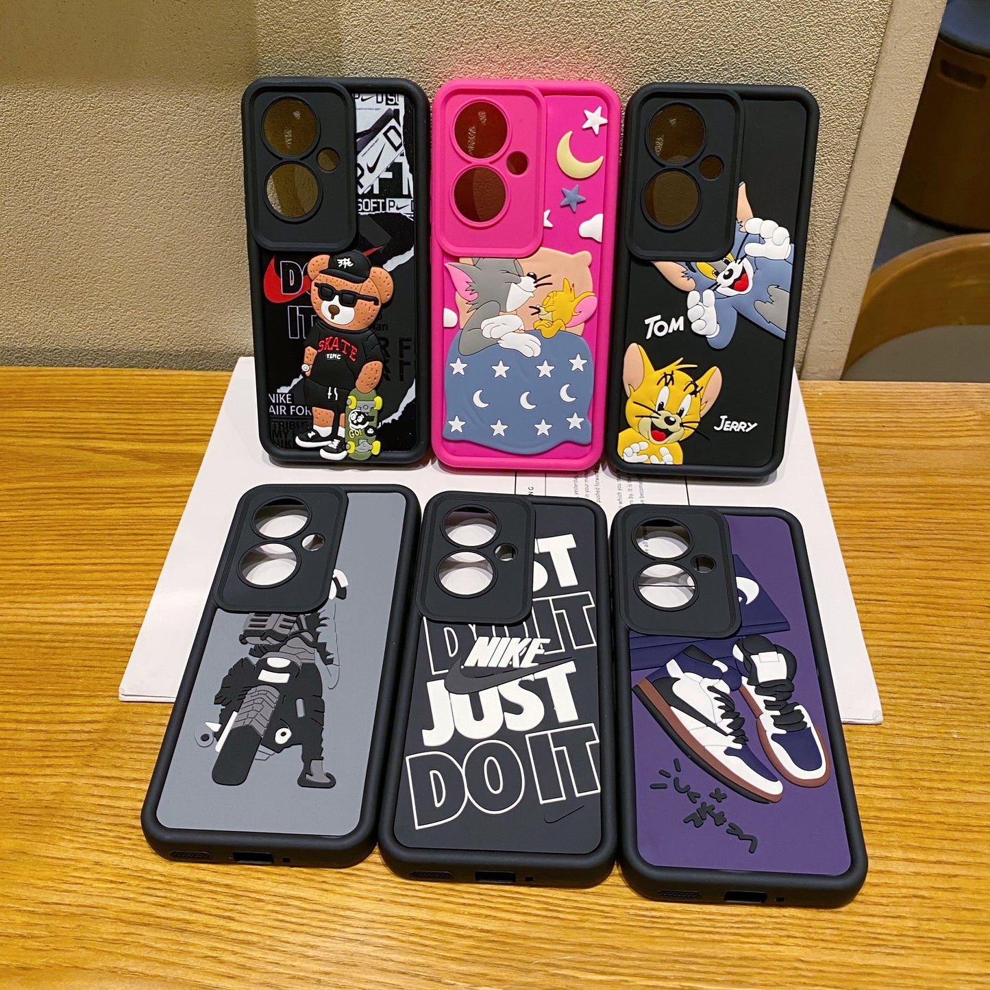 Oppo F25 Pro 5G Bear Soft Silicone Cute 3D Cartoon Back Cover Case - Bear