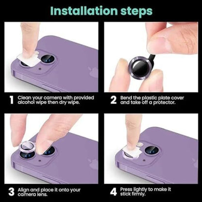 Motorola Moto Edge 70 5g Camera Lens Protector with Aluminum Alloy Rings