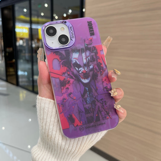 Apple iPhone 14 Plus/15 Plus Premium New Anime IMD Printed Gradient Back Case - Joker