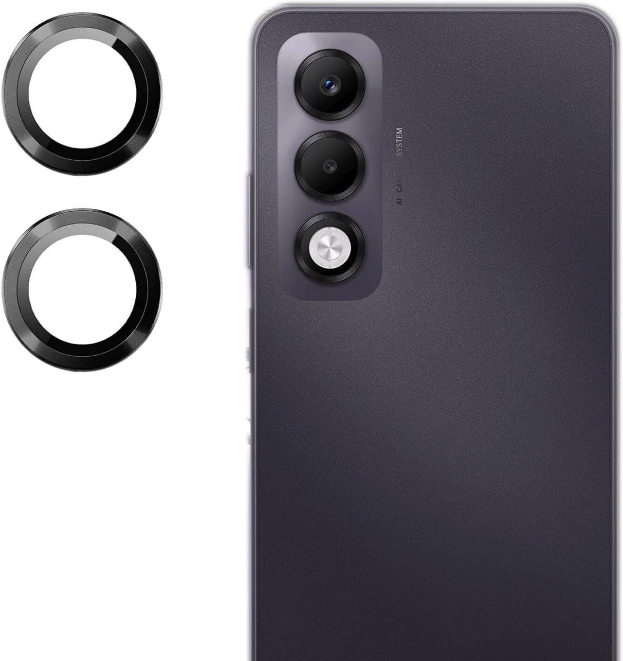 Oppo K13X 5g Camera Lens Protector with Aluminum Alloy Rings