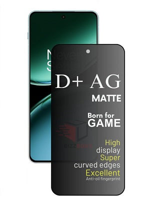 (Pack Of 3) OnePlus Nord 4 5g Gaming Special D+ AG Matte Tempered Glass Anti Fingerprint