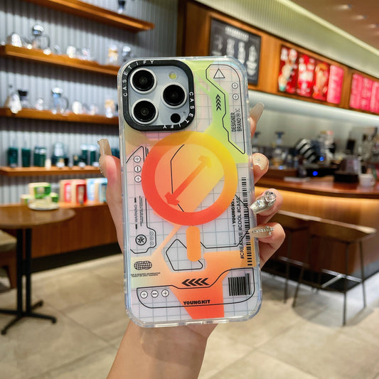 Apple iPhone 15 Pro Max Premium New IMD Printed Gradient Back Case - pattern 3