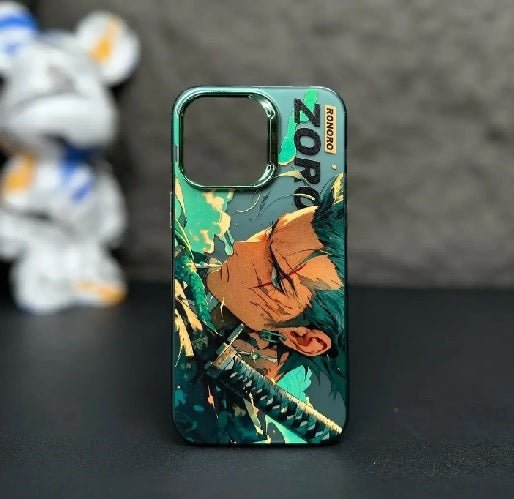 Apple iPhone 12/12 Pro Premium New Anime IMD Printed Gradient Back Case - Zoro